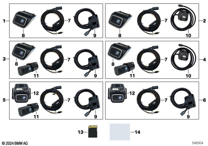 Genuine Advanced Car Eye 3.0 Front Camera Fits F20 F20 LCI F21 66215A44496 view 2