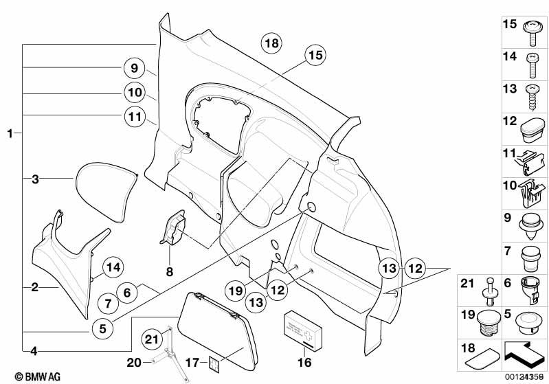 Genuine Expanding Rivet Car Replacement Spare Fits R50 17111712963 view 2