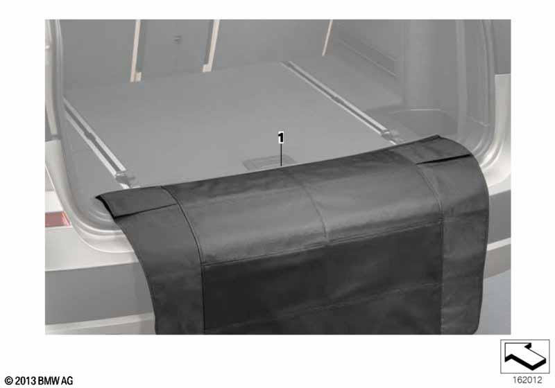 Genuine Protective Trunk Boot Liner Mat For Loading Edge 51 47 2 407 204 view 3