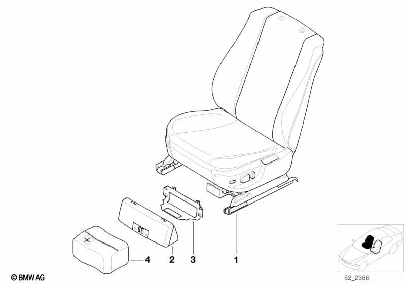 Genuine First Aid Box Mount Bracket 52 10 8 176 555 view 3