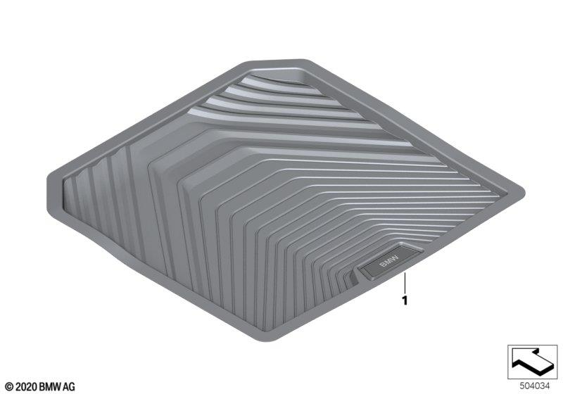 Genuine Fitted Luggage Compartment Car Boot Mat 51 47 2 475 281 view 3
