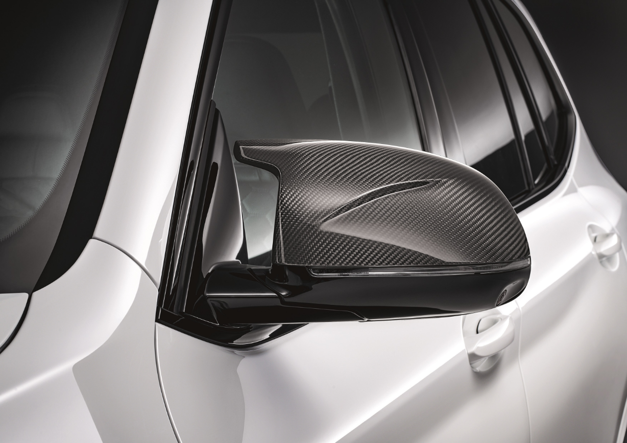 Genuine Left NS Exterior Mirror Cap Carbon Fits iG08 G01 G01 LCI 51168077001