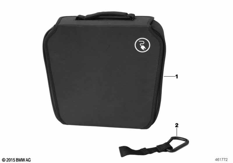 Genuine Standard Charging Cable Bag Carry Case Storage Organiser 61 44 9 494 458