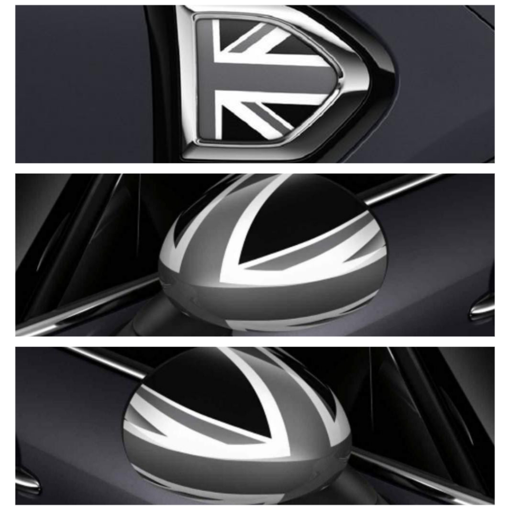 Genuine Mirror Covers Pack Door Wing Mirror Cap Trim F60MIRBJ1