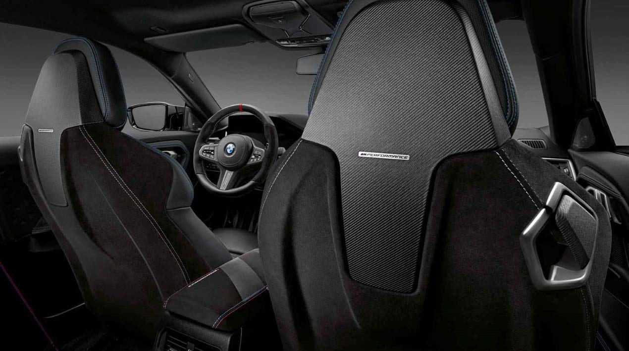 Genuine M Performance Rear Panel Alcantara Carbon Open Pored 52105A40301