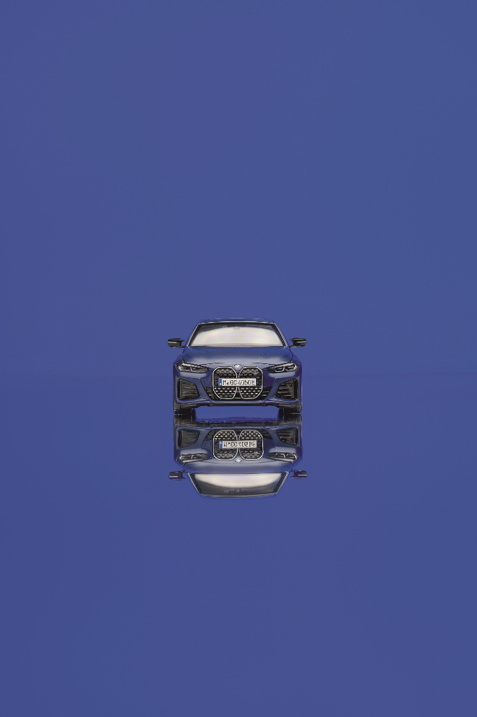 Genuine Car Model Miniature i4 M50 Portimo Blue 1:18