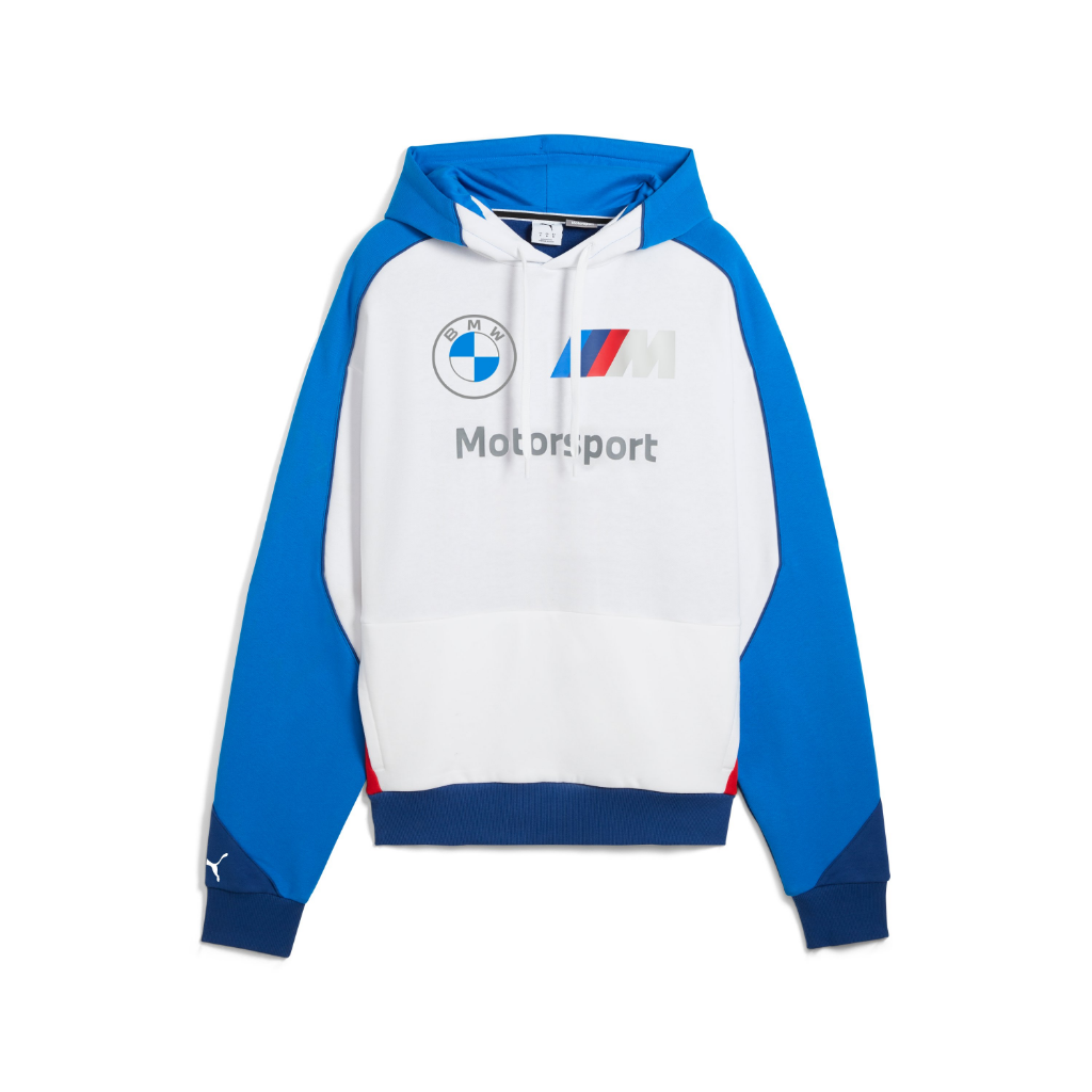 Genuine M Motorsport Mens Hoodie Blue Top Hooded Sweatshirt Relaxed Fit