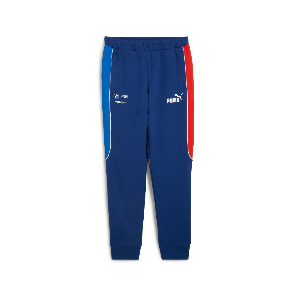 Genuine M Motorsport MT+ Mens Sweat Pants Blue Cotton Bottoms Regular Fit