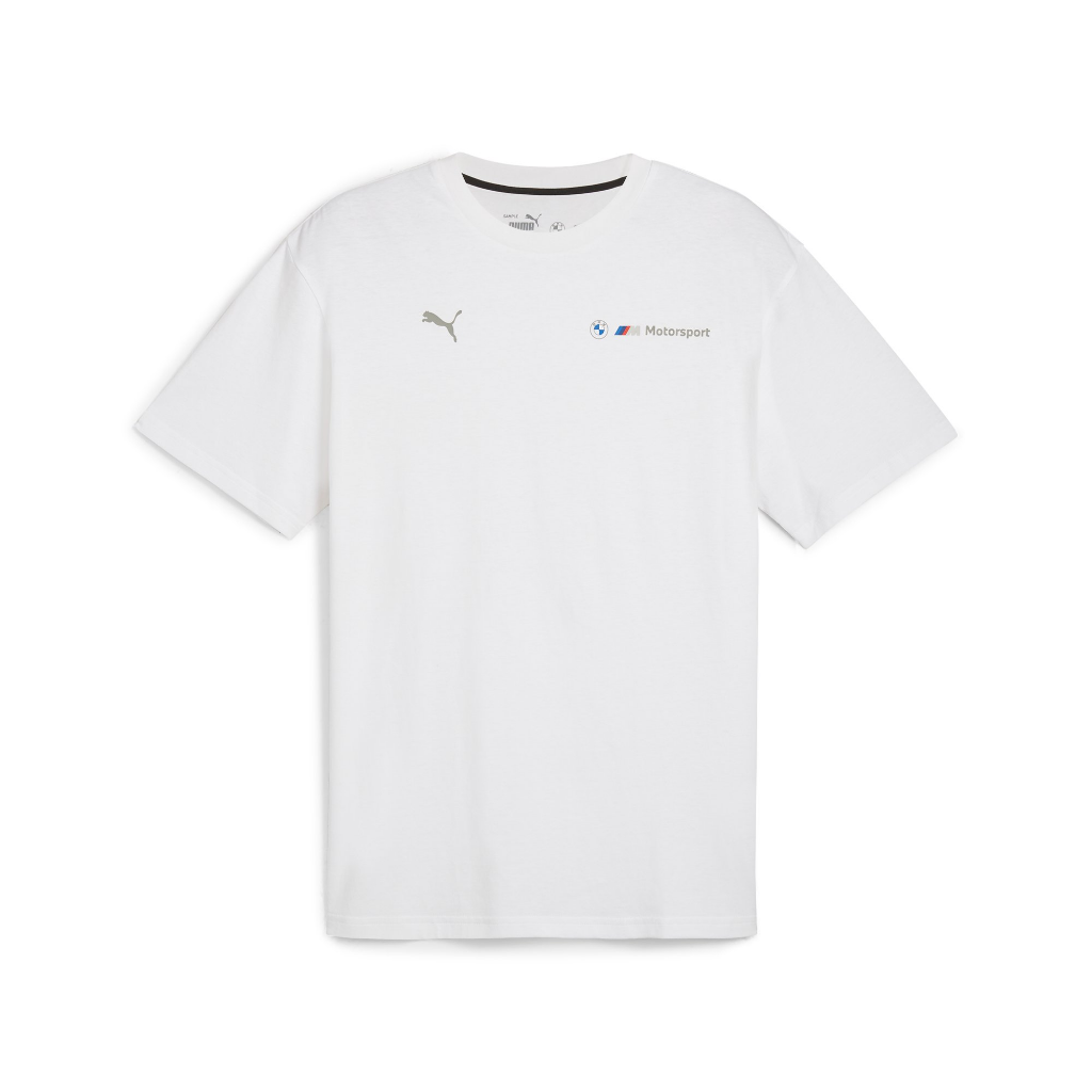 Genuine M Motorsport Logo Mens T Shirt White Tee Top Short Sleeve Relaxed