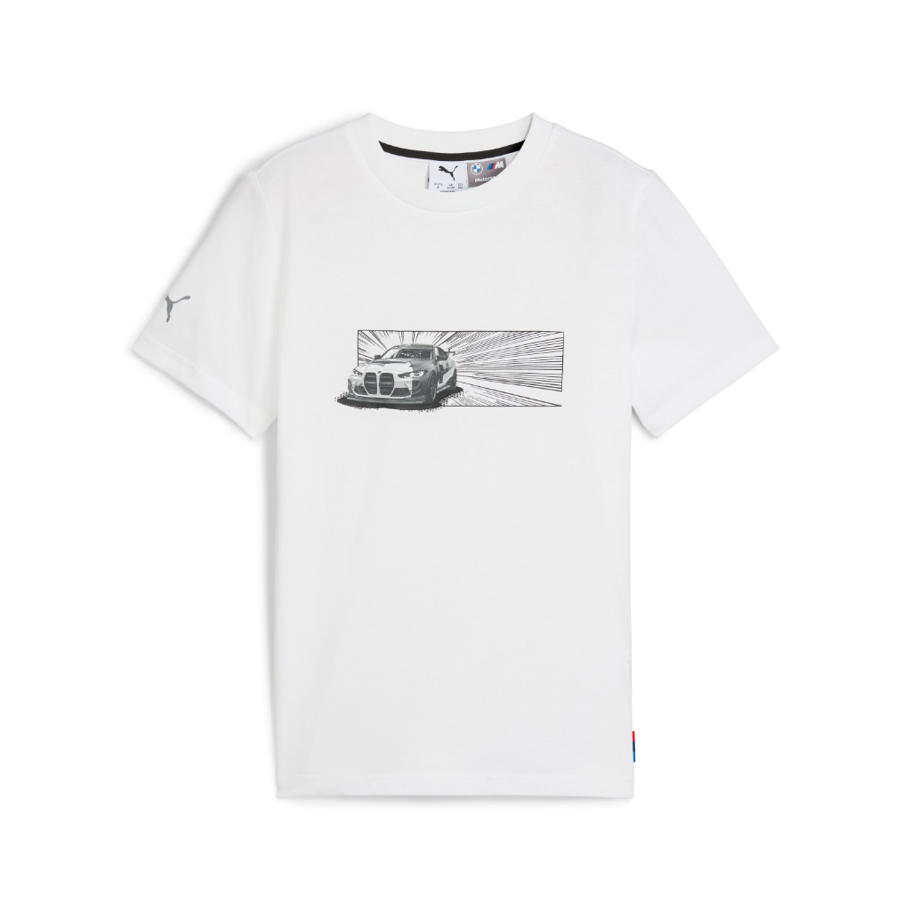 Genuine M Motorsport Graphic Childrens Kids T Shirt White Tee Top Regular
