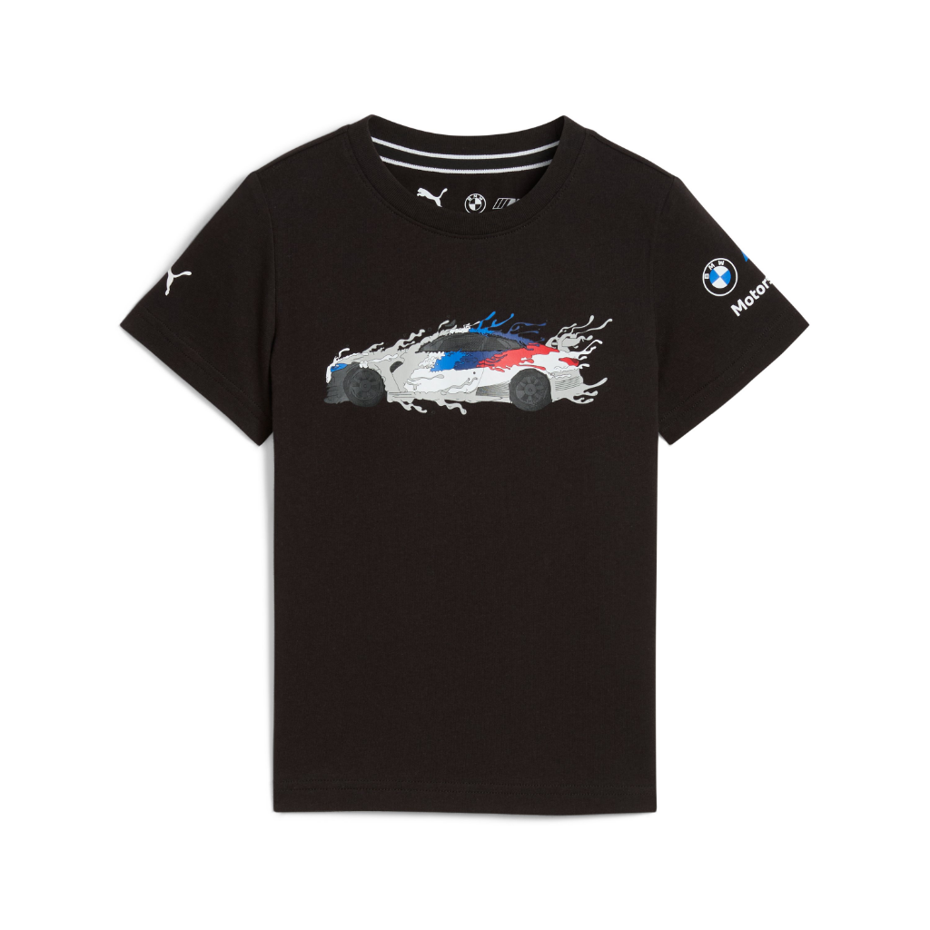 Genuine M Motorsport Childrens Kids T Shirt Black Tee Top Regular Fit