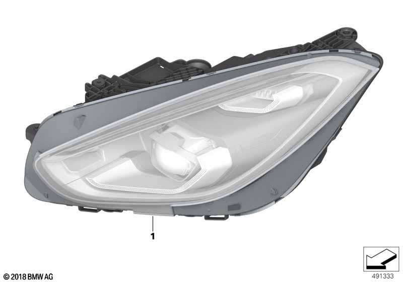 Genuine Left NS Nearside Headlight LED Headlamp Fits G29 63115B41819