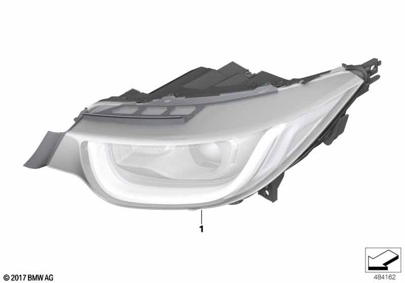 Genuine Right OS Offside Headlight LED Headlamp Fits I01 LCI 63118494340