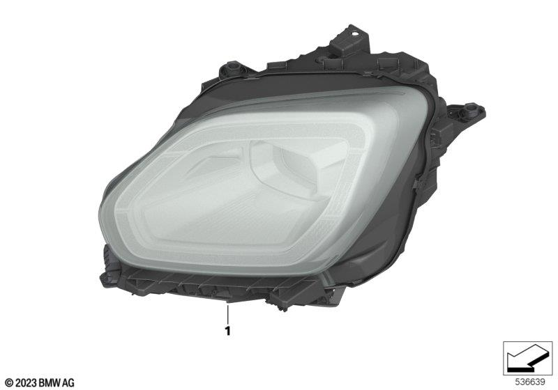 Genuine Right OS Offside Headlight LED Headlamp Fits U25 63115A9DEA8