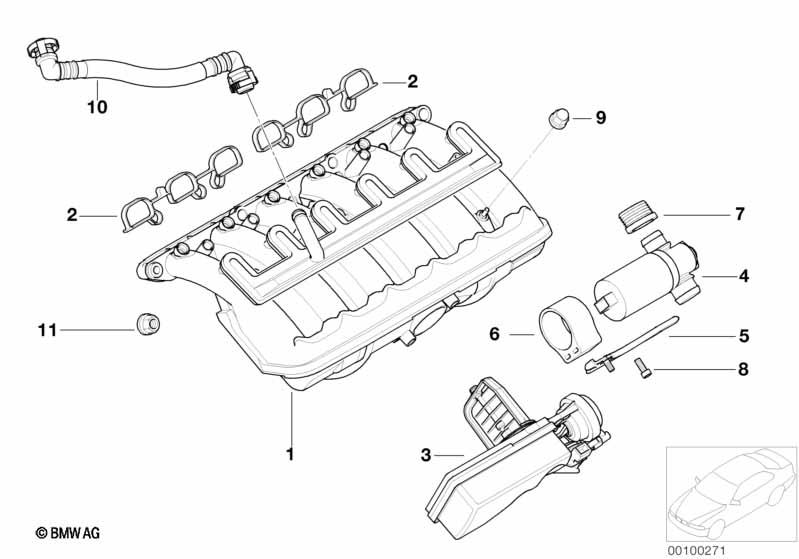 Genuine Intake Air Adjustment Unit DISA Valve view 2