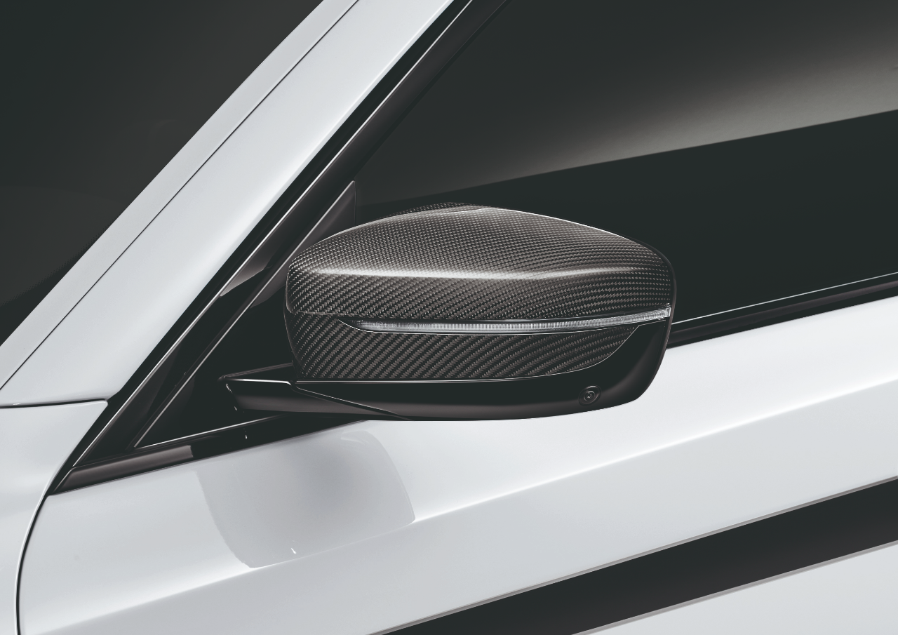 Genuine M Performance Right Exterior Mirror Cap Carbon RHD 51162466672