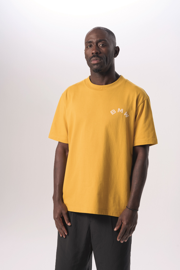 Genuine ARC Mens T Shirt Tee Top Short Sleeve Yellow Cotton Oversized Fit