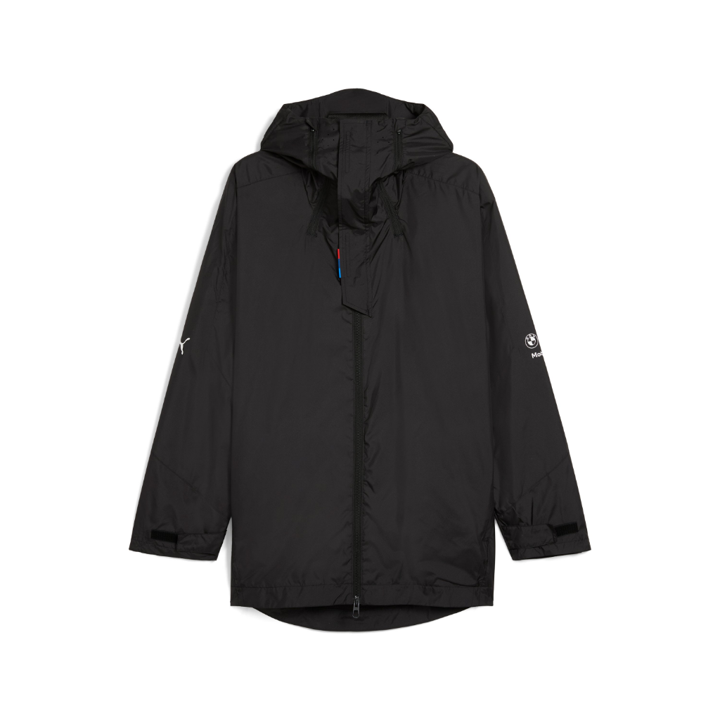 Genuine M Motorsport Mens Jacket Black Top Shield Hood Adjuster Full Zip