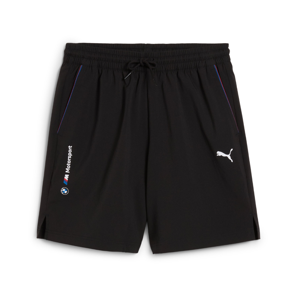 Genuine M Motorsport Woven Mens Shorts Black Bottoms Summer Regular Fit