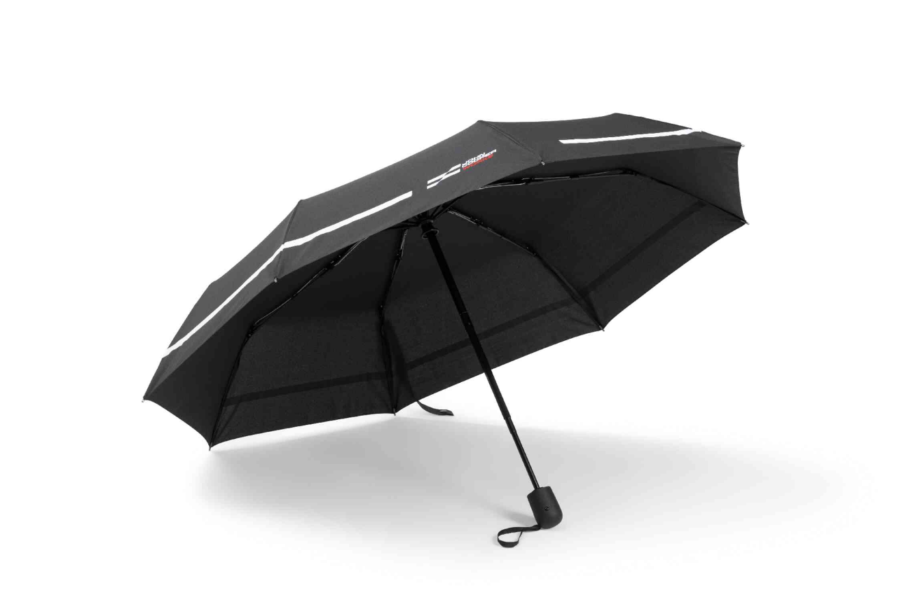 Genuine JCW Logo Foldable Umbrella Black Push Button Windproof 80235B54F37