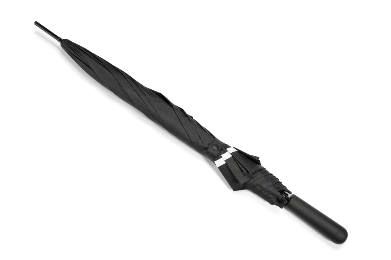 Genuine JCW Logo Walking Stick Umbrella Black Push Button 80235B54F38