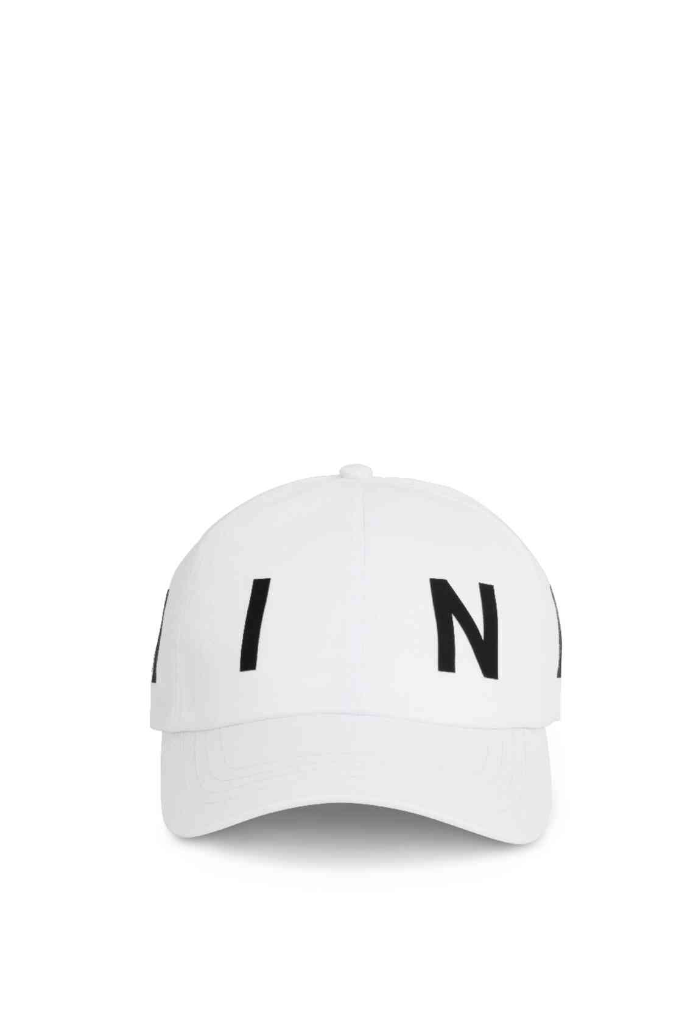 Genuine Wordmark Baseball Cap White Hat  Panel Fabric Adjuster