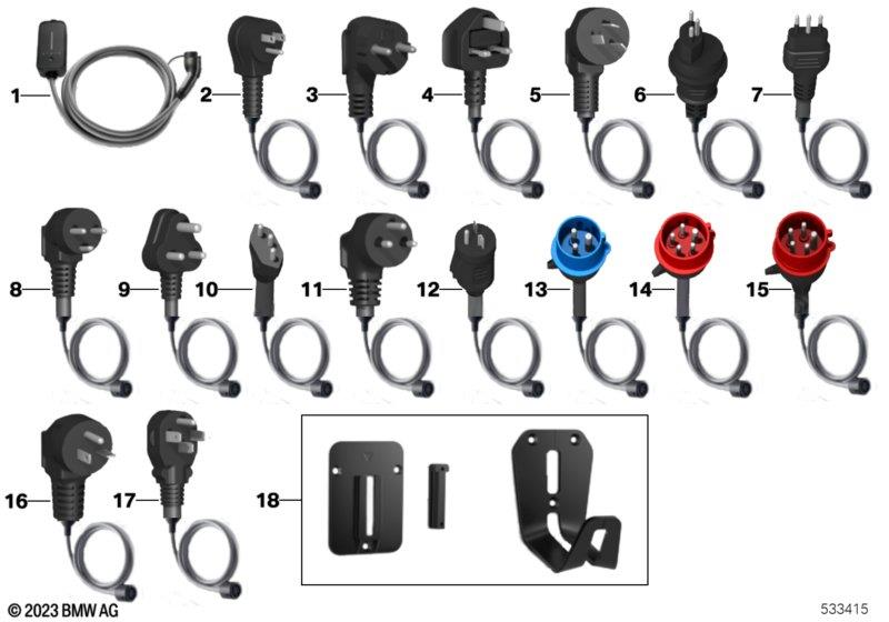 Genuine Charging Cable Adapter IT Type G Fits F45 F45 LCI U06 61447826835