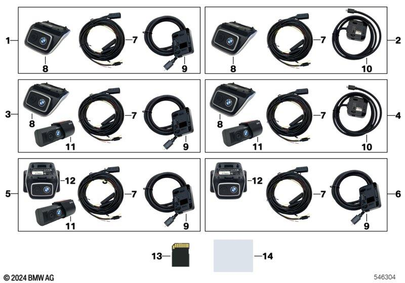 Genuine Advanced Car Eye 3.0 Pro Rear Camera Fits F20 F20 LCI 66215A44497