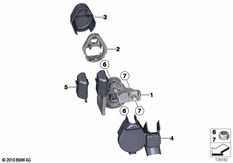 Genuine Engine Self-Locking Hex Nut view 2