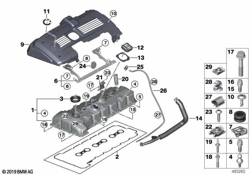 Genuine Profile Gasket / Engine Cylinder Valve Cover Gasket view 2