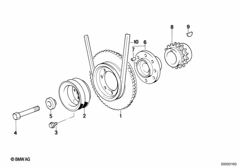 Genuine Vibration Damper Alternator Drive/Fan Belt view 2