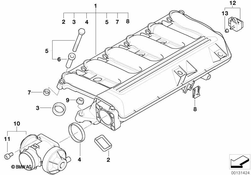 Genuine Manifold Fuel Injection System Pressure Sensor MAP view 2