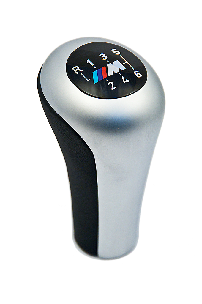 Genuine M Gear Stick/Shift Knob Leather 6-Sp 25 11 2 229 442 view 2