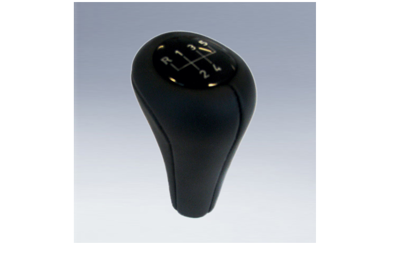 Genuine Leather Gear Knob Black 5-Speed 25 11 7 500 299 view 2