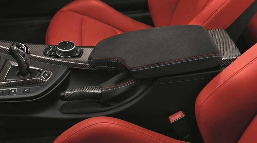 Genuine M Performance Front Middle Armrest Alcantara For LHD F80 51162405919
