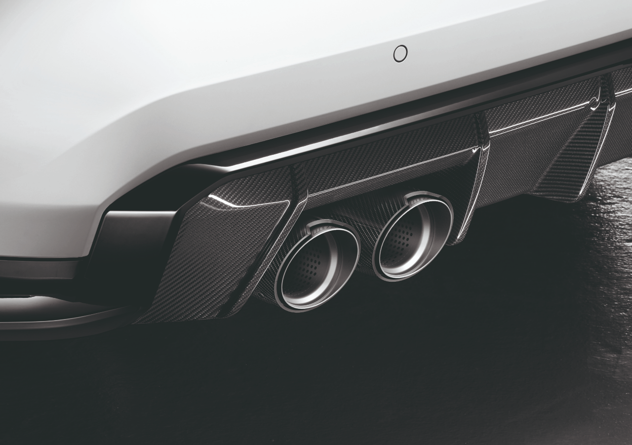 Genuine Left Tailpipe Trim Carbon Fits G87 G80 G80 LCI G81 18305A291B7
