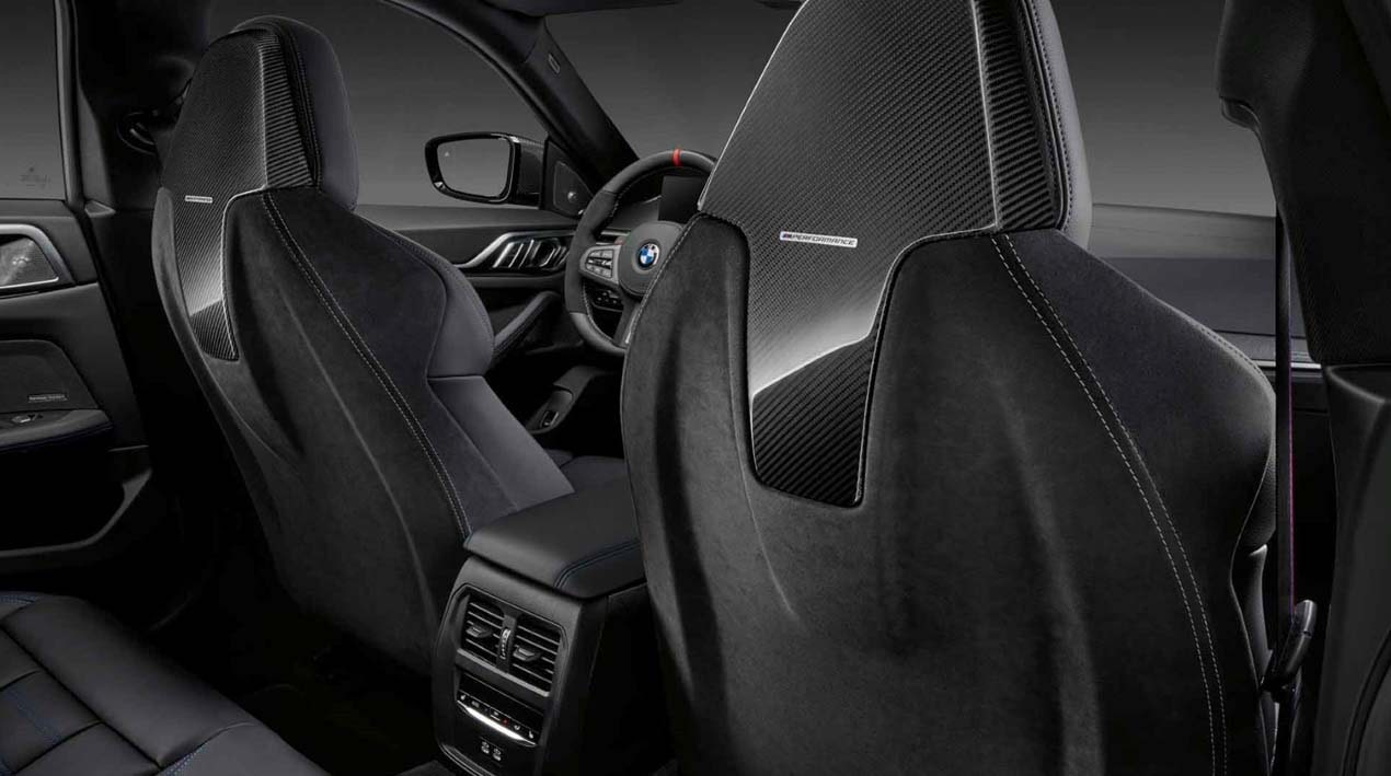 Genuine M Performance Rear Panel Alcantara Carbon High Gloss 52105A40303