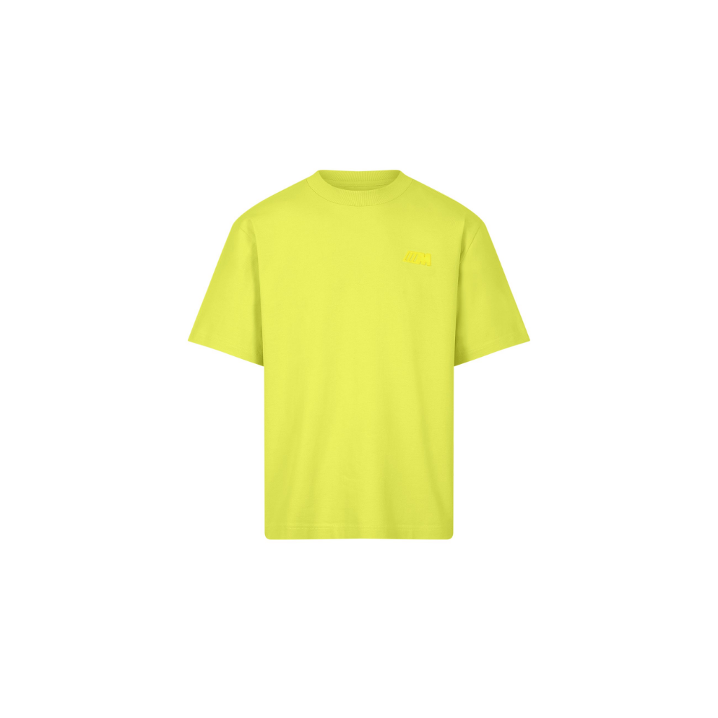 Genuine M Unisex Mens Womens T Shirt Tee Top Short Sleeve Yellow Cotton