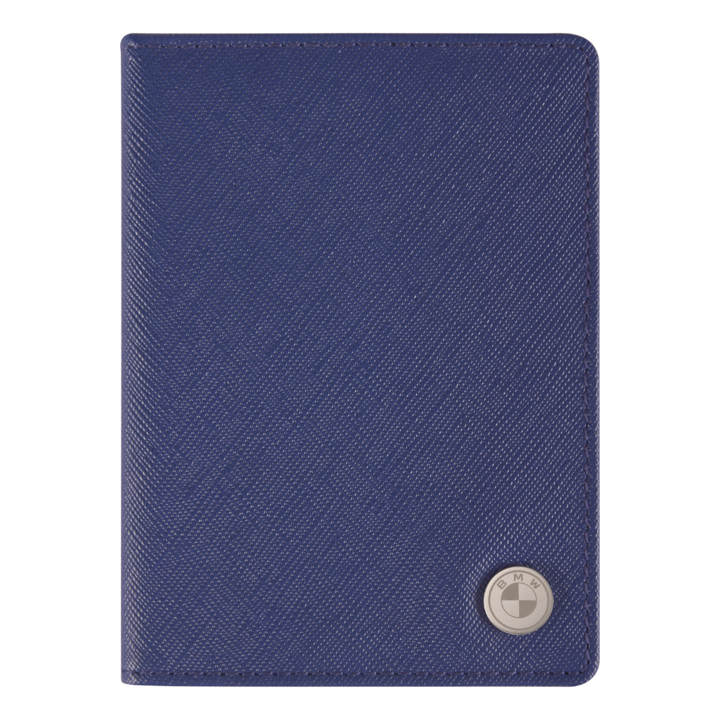 Genuine Vehicle Registration Document Cover Blue Leather 80215B319B4