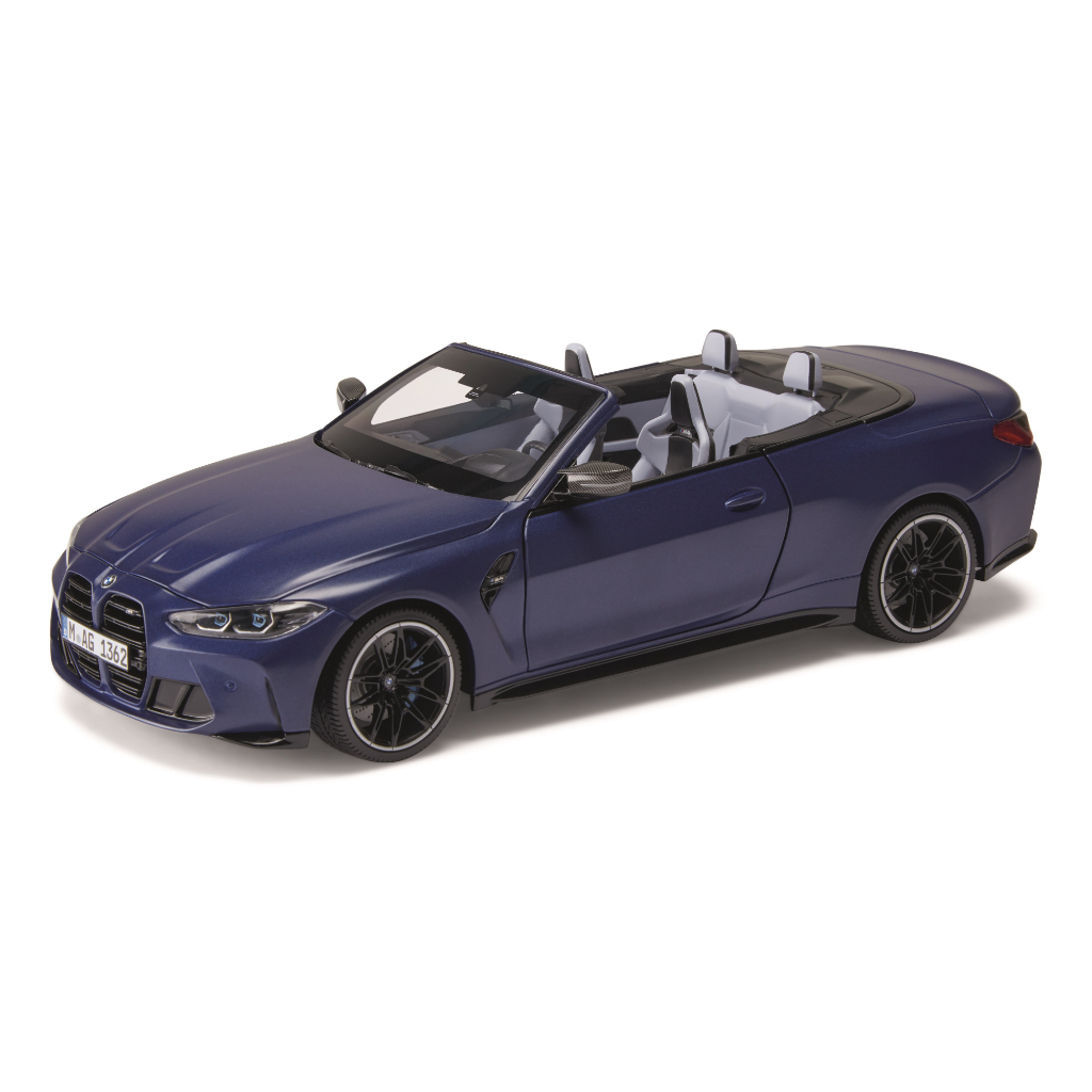 Genuine Car Model Miniature M4 Cabrio G83 Blue 1:18