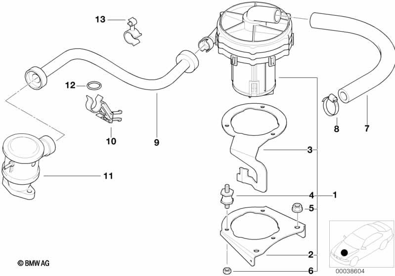 Genuine Air Pump Pressure Hose