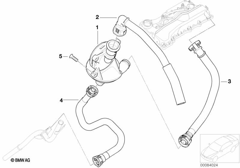 Genuine Crankcase Breather Hose Return Pipe