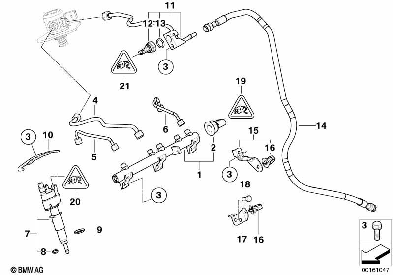 Genuine High Pressure Rail Petrol Fuel Injector 13 53 7 589 048