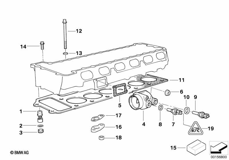Genuine Cylinder Head Water Temperature Sensor