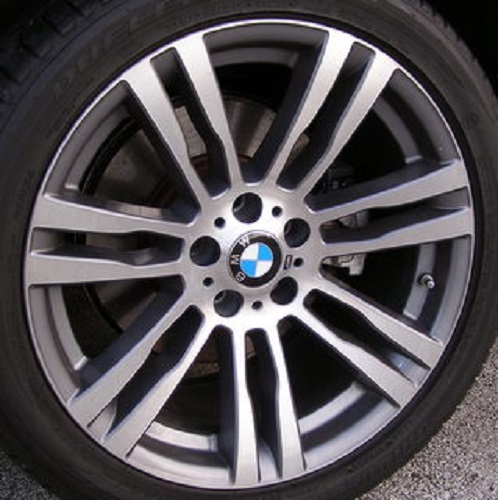 Genuine Wheel M Double Spoke 333 Gloss Turned Light Alloy Rim 36 11 7 846 835