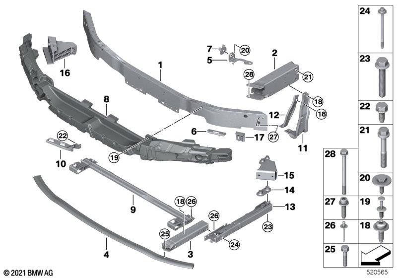Genuine Expanding Rivet For Trim Panel And Trunk Floor Mat 51 12 7 004 445