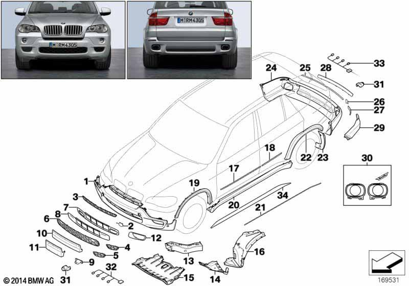 Genuine Rear Paint Protection Foil Black Paintwork 51 12 7 901 996