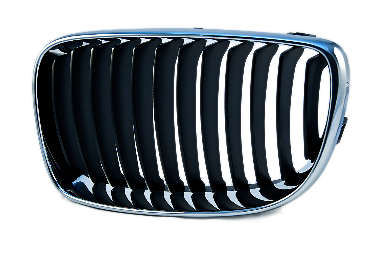 Genuine Front Left Kidney Grille+Chrome Frame 51 13 7 166 439