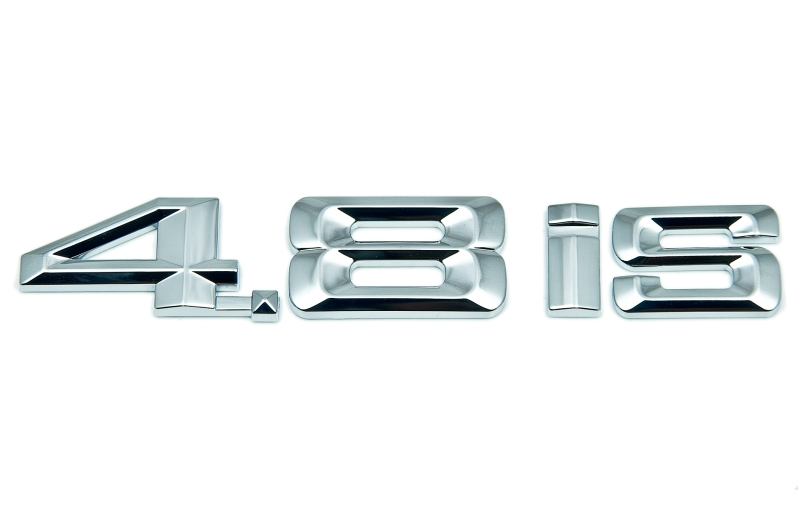 Genuine "4.8is" Self-Adhesive Sticker Badge Emblem Right 51 14 7 138 628