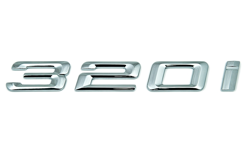 Genuine "320i" Self-Adhesive Sticker Badge Emblem 51 14 7 157 555